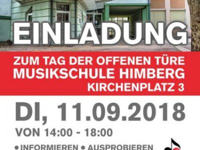 Tag der offenen Tür 2018 Screen